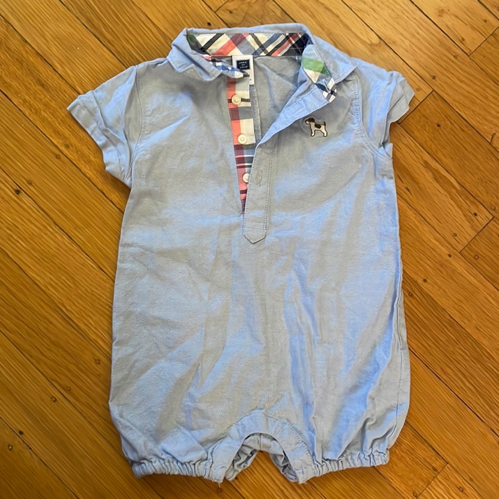 Janie and jack boys romper size 6-12months